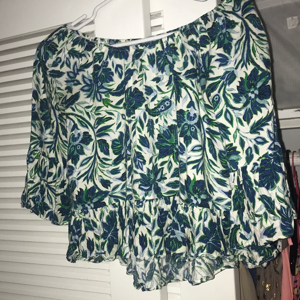 Topshop off the shoulder